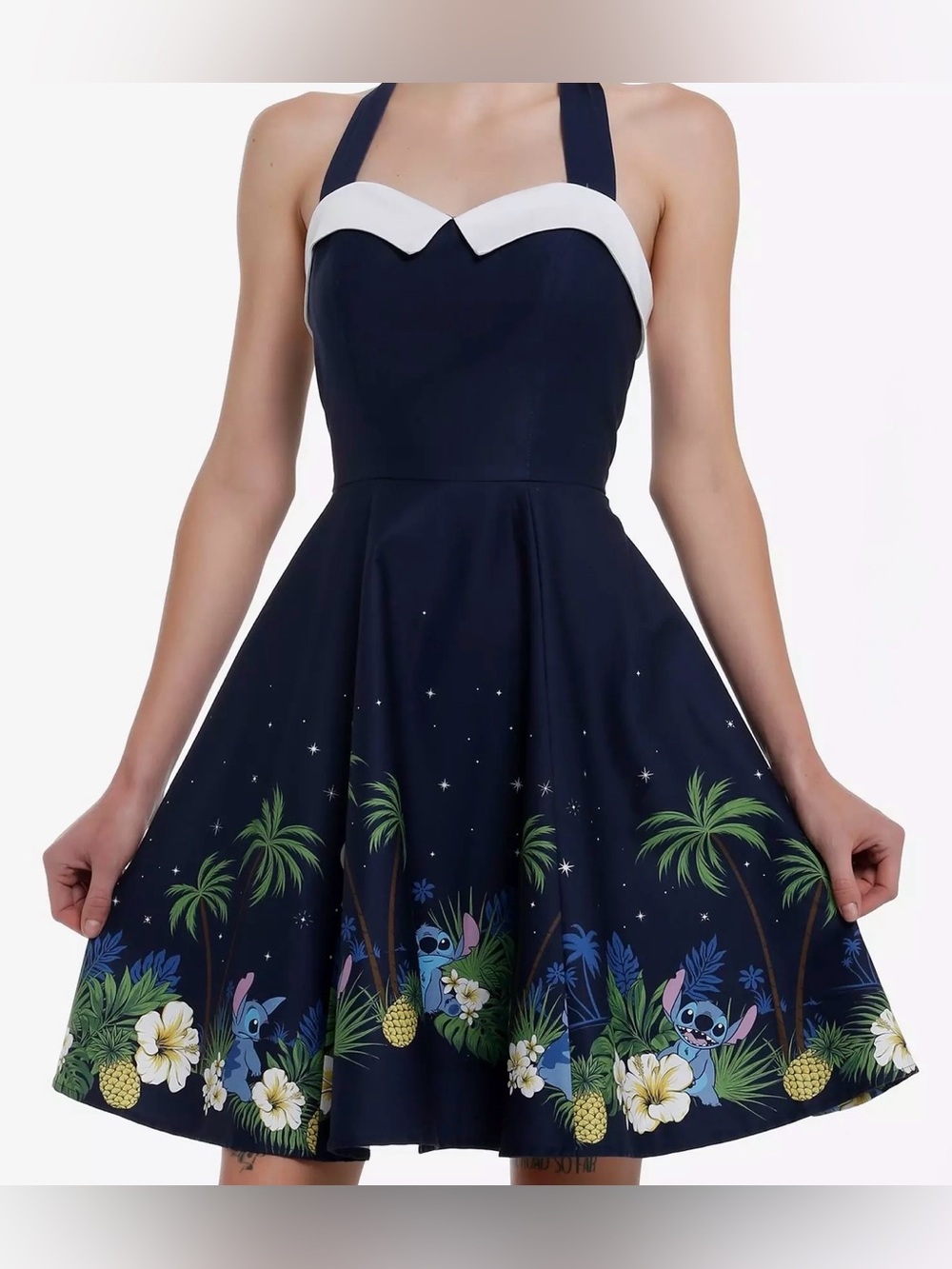 Her Universe Disney Stitch Tiki Halter Dress Her Universe Exclusive NWT XL